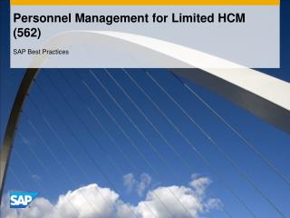 Personnel Management for Limited HCM (562)