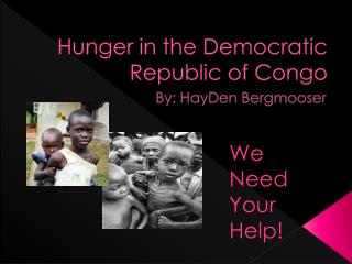 Hunger in the Democratic Republic of Congo