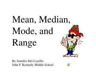 Mean, Median, Mode, and Range