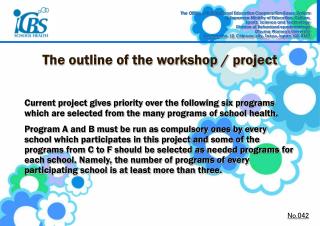The outline of the workshop / project
