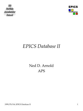 EPICS Database II