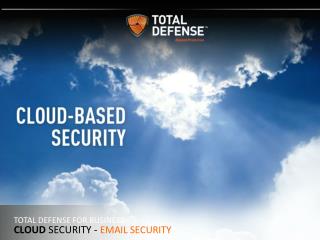 TOTAL DEFENSE FOR BUSINESS Cloud SECURITY - email security