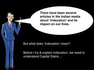 But what does ‘Indexation’ mean?
