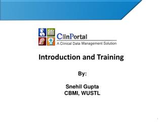 Introduction and Training