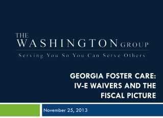 Georgia foster care: IV-E Waivers and The Fiscal Picture