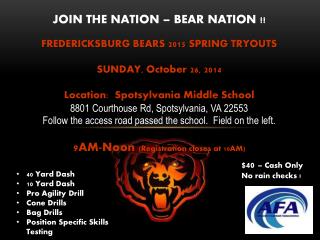 JOIN THE NATION – BEAR NATION !!