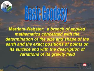 Basic Geodesy