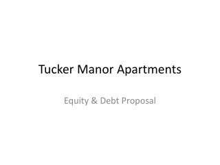 Tucker Manor Apartments