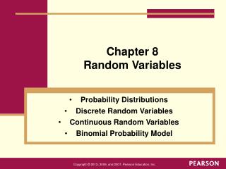 Chapter 8 Random Variables