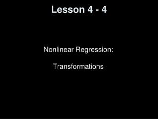 Lesson 4 - 4