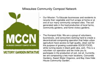 Milwaukee Community Compost Network