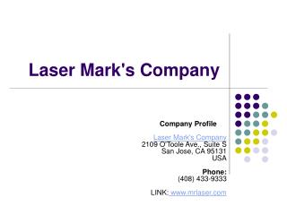 Laser Mark's Company