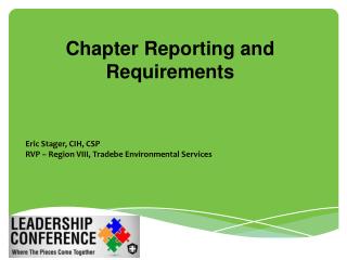 Chapter Reporting and Requirements