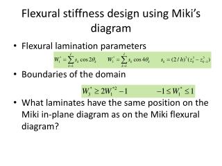Flexural stiffness design using Miki’s diagram