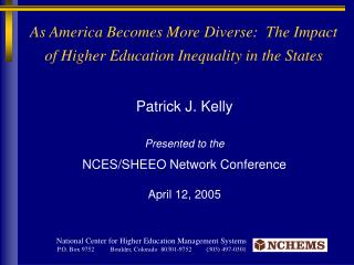 As America Becomes More Diverse: The Impact of Higher Education Inequality in the States