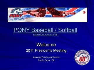 PONY Baseball / Softball Protect Our Nations Youth