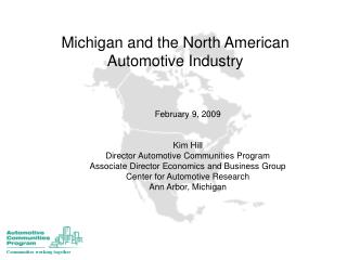 Michigan and the North American Automotive Industry