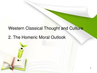 Western Classical Thought and Culture