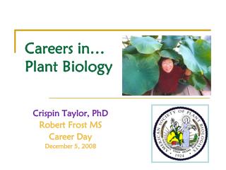 Careers in… Plant Biology
