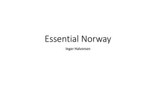 Essential Norway