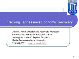 Tracking Tennessee’s Economic Recovery