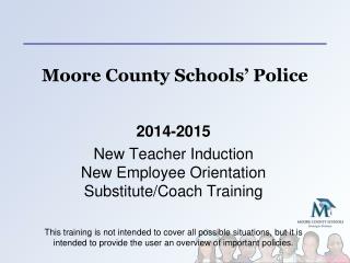 Moore County Schools’ Police