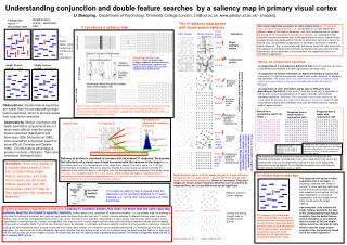 Understanding conjunction and double feature searches by a saliency map in primary visual cortex