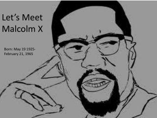 Let’s Meet Malcolm X