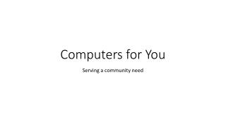 Computers for You