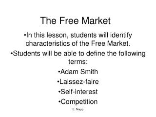 The Free Market