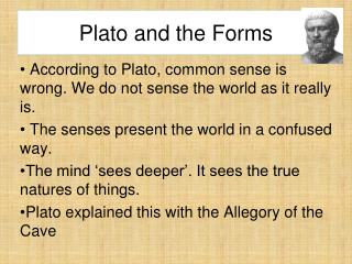 Plato and the Forms