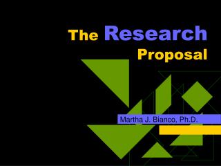 The Research Proposal