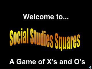 Social Studies Squares