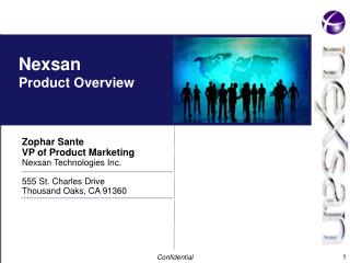 Nexsan Product Overview
