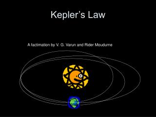Kepler’s Law