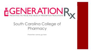 South Carolina College of Pharmacy