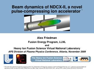 Beam dynamics of NDCX-II, a novel pulse-compressing ion accelerator *