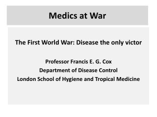 Medics at War