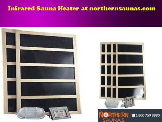 Infrared Sauna Heater at northernsaunas.com