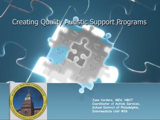Creating Quality Autistic Support Programs