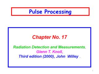 Ch 17 GK I	  Linear and Logical Pulse II 	  Instruments Standard