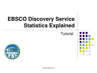 EBSCO Discovery Service Statistics Explained