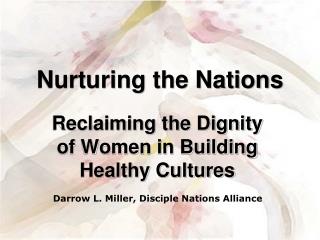 Nurturing the Nations