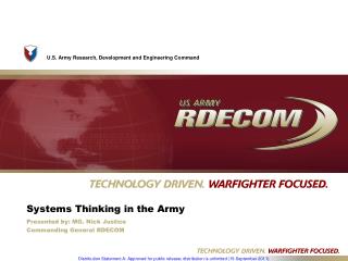 Systems Thinking in the Army