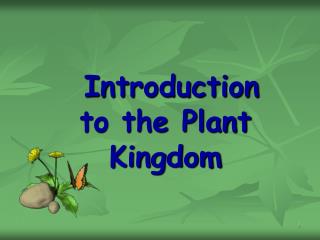 Introduction to the Plant Kingdom