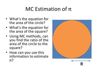 MC Estimation of π