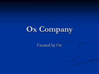 Ox Company