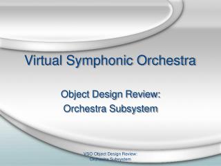 Virtual Symphonic Orchestra