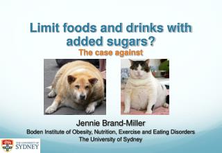 Limit foods and drinks with added sugars? The case against
