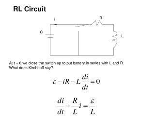 RL Circuit